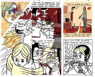 Illustration for article titled Sex, Dystopia, And Telepathic Reefer In Dash Shaw's BodyWorld